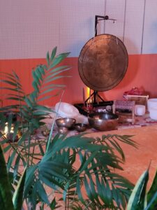 Sound Bath Set Up